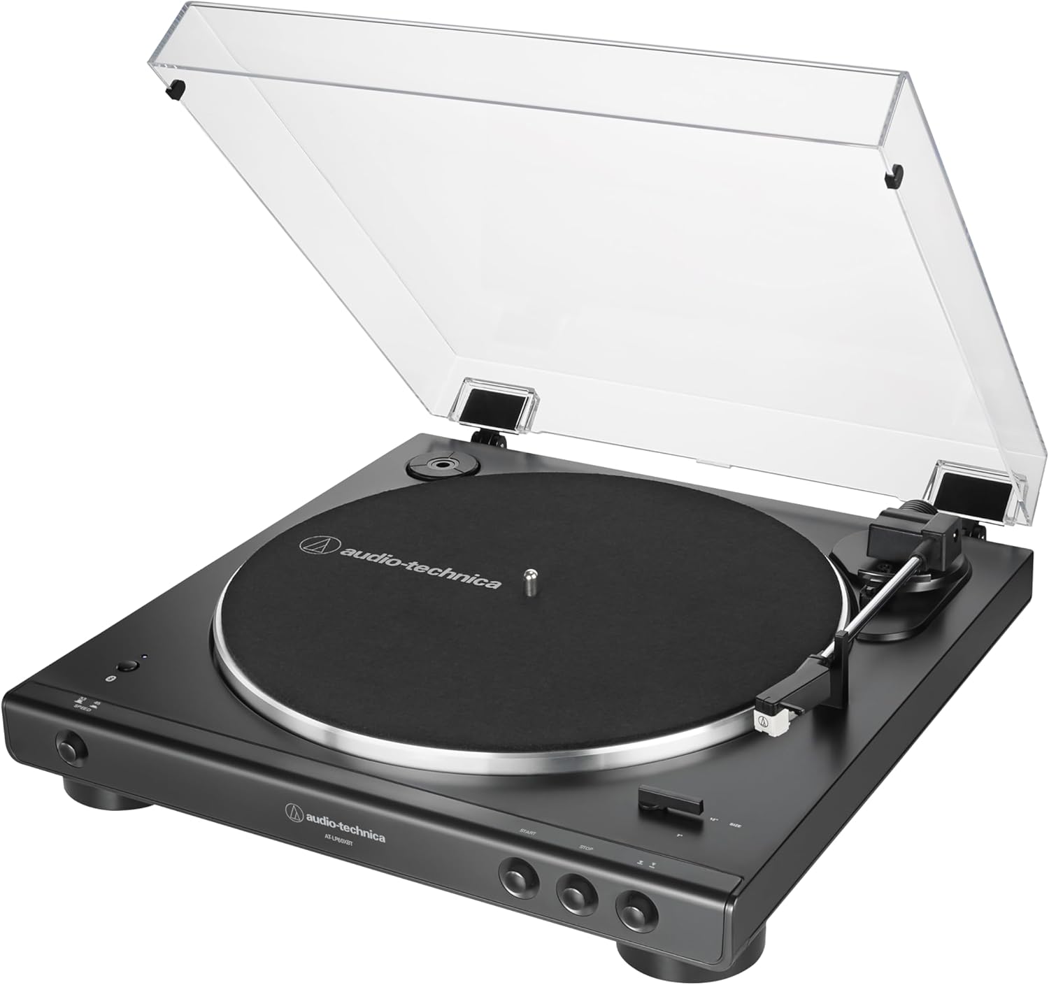 Audio-Technica AT-LP60XBT-BK Tocadiscos inalámbricos Totalmente automáticos de transmisión por Correa (Negro) (ATLP60XBTBK)