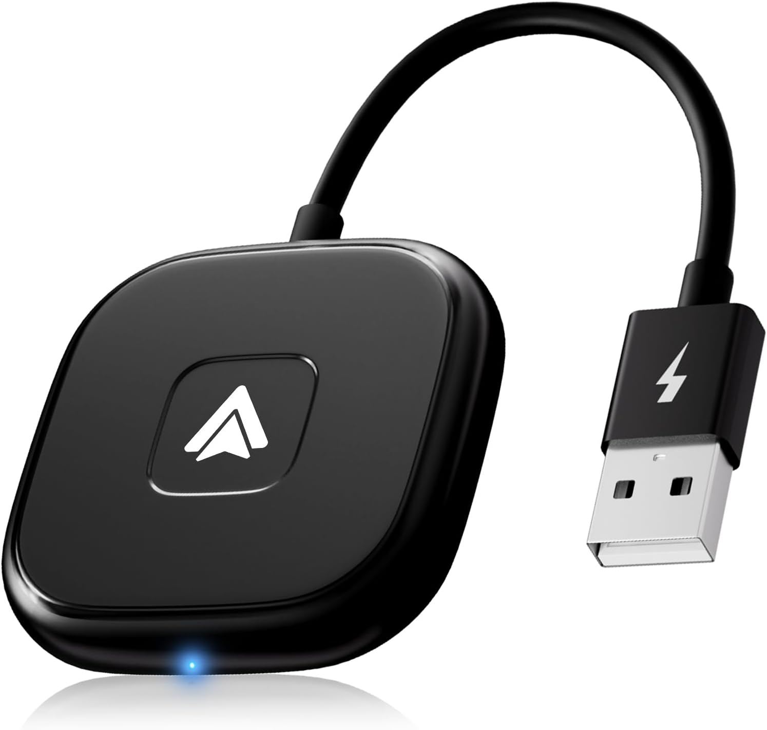 Uniytriox Android Auto Inalambrico Adaptador, Android Auto Dongle con 5GHz WiFi, Admite Actualización en Línea, para OEM Wired Android Auto Modelo