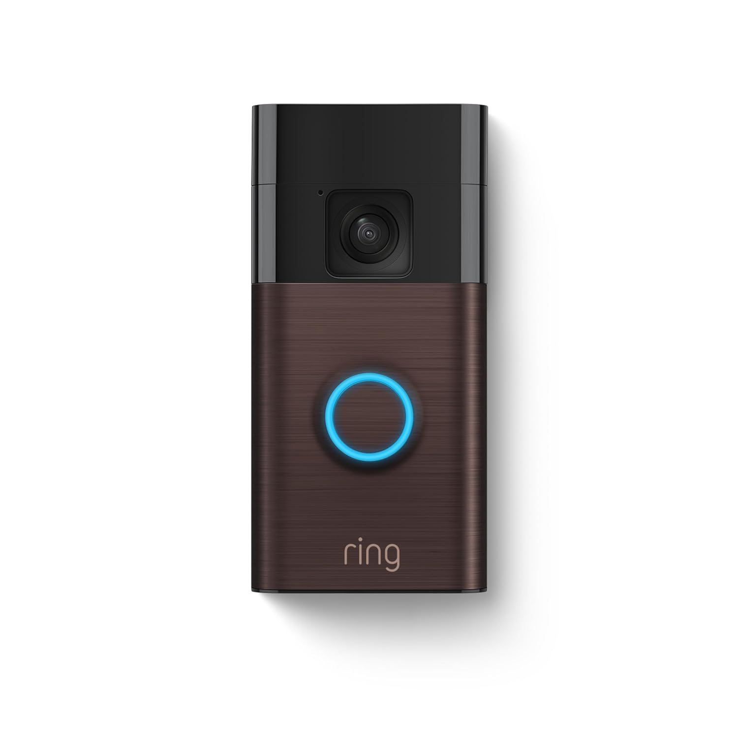 Timbre con cámara inalámbrico Ring - Video de cuerpo completo, video en vivo con audio bidireccional, alertas y detección de movimiento (modelo de 2024), Bronce veneciano